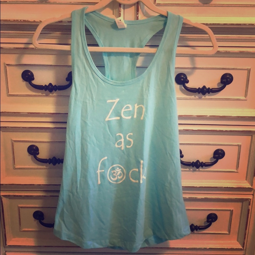 Yoga “Zen as f🕉ck “ workout tank